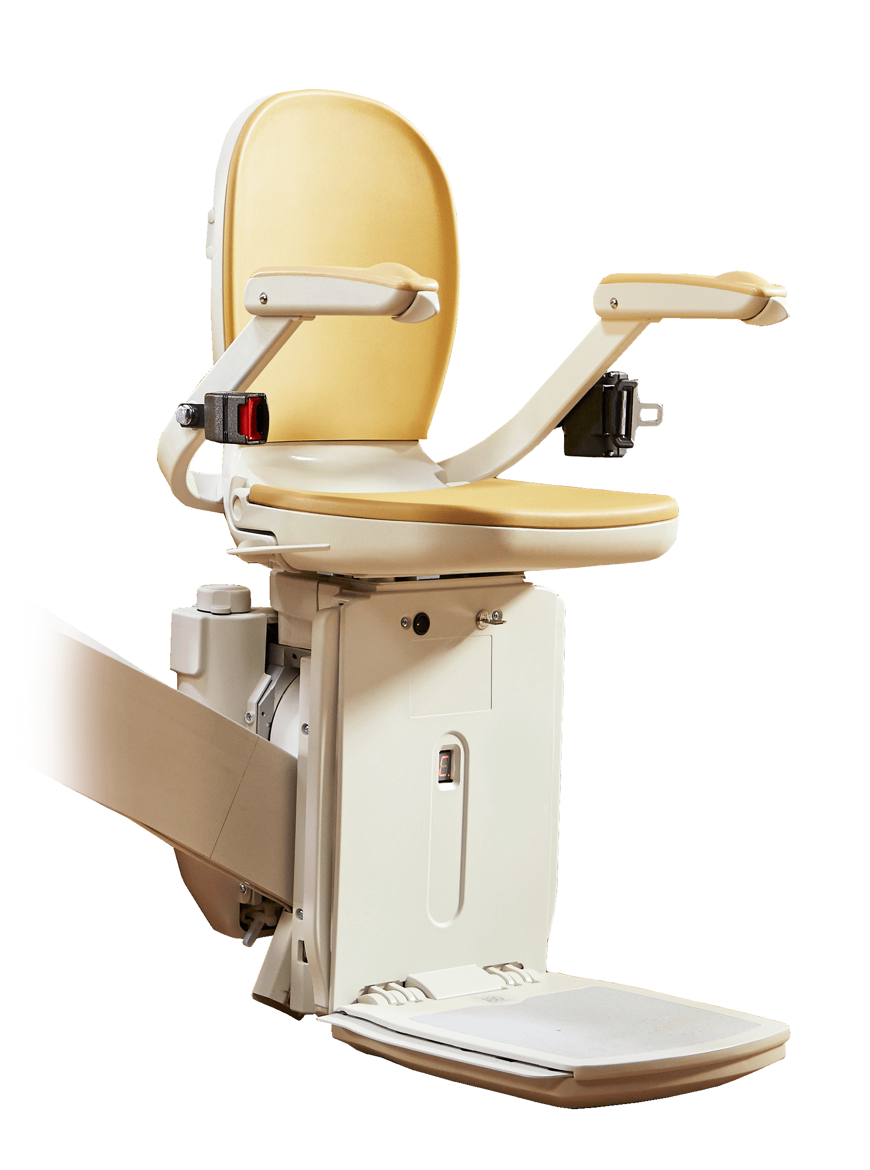 Acorn curved Stairlift angle view in Maryland